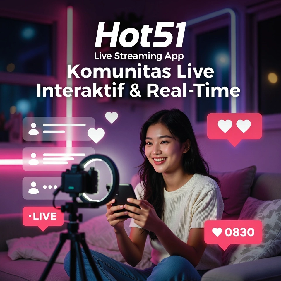 Hot51 Live Streaming App Ekosistem Live Interaktif di Indonesia